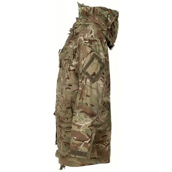 Britse Smock combat jas MK1 met capuchon, winddicht, MTP Multicam