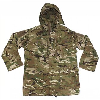 Britse Smock combat jas MK1 met capuchon, winddicht, MTP Multicam