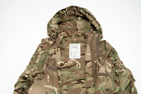 Britse SAS commando jas, Smock, met capuchon, winddicht, MTP Multicam