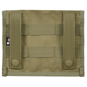 Pochette poitrine MFH Molle avec patch velcro, coyote tan