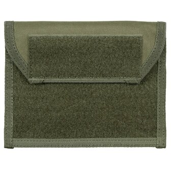 Pochette poitrine MFH Molle avec patch velcro, vert olive