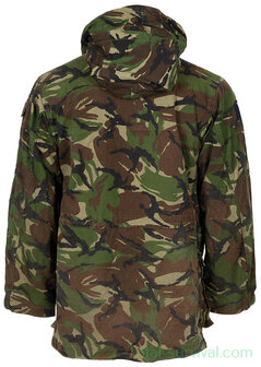 Britse SAS commando jas, Smock, met capuchon, winddicht, Woodland DPM
