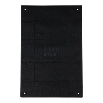 101 Inc Klettverschluss Wand klein 50x75 cm, schwarz