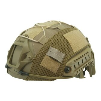 Kombat tactical F.A.S.T. helmet cover, Coyote tan
