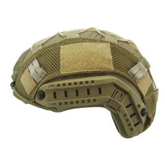 Kombat tactical F.A.S.T. helmet cover, Coyote tan