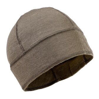 AB Beanie muts lite, Merino wol, RAL7013 legergroen