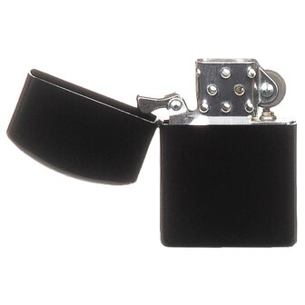 MFH Windproof Lighter, black, unfilled