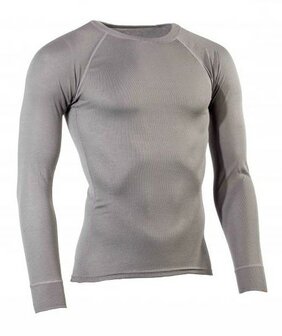 Thermowave thermal longsleeve undershirt, Silverplus Anti-Microbial, Grey