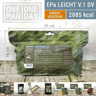 Convar Field Kitchen EPA light V.1 direkt, MRE 24-Stunden Tagesration