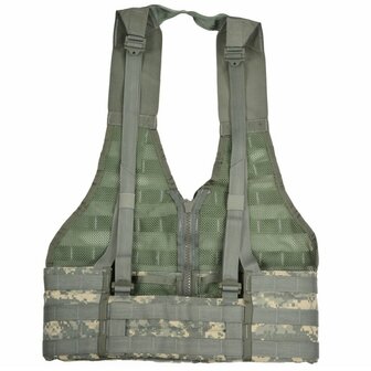 US Tactical load carrying vest FLC, Molle II Modular, UCP / ACU AT-digital