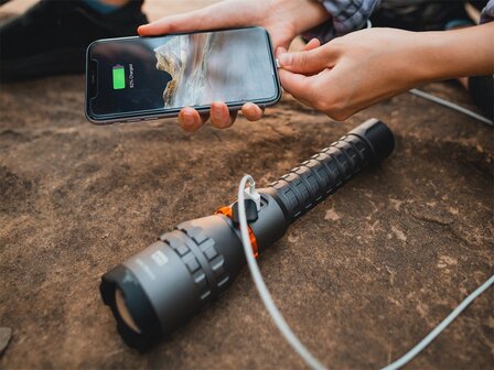 Nebo Davinci 8000 LED Flashlight IPX67, Rechargeable Li-Ion 10000mAh