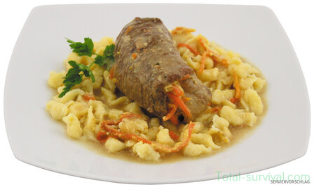 MFH Rinderroulade mit Sp&auml;tzle in Vollkonserve, 400 g, Notnahrung