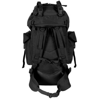 Sac &agrave; dos MFH Bundeswehr Molle Combat, 65l, cadre en aluminium, noir