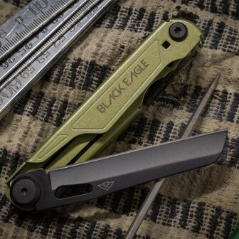 Black Eagle Bryce Multifunktionsmesser, Edelstahl, Waldgr&uuml;n