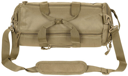 Mallette de transport operations MFH Molle avec bandouli&egrave;re, 12L, coyote tan