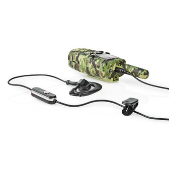 Nedis TK0810 PTT/VOX Walkie-Talkie Set inkl. Headsets, bis zu 8 km, Digital Woodland