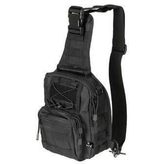 MFH sac &agrave; dos / sac &agrave; bandouli&egrave;re One Strap EDC Molle 7L, noir