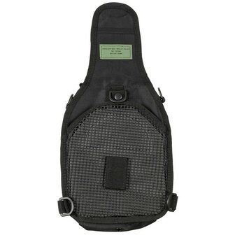 MFH sac &agrave; dos / sac &agrave; bandouli&egrave;re One Strap EDC Molle 7L, noir