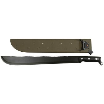 MFH US Bolo Machete met zaagkant en hoes