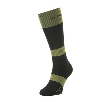 M-Tac chaussettes tactiques d'hiver, hautes, en laine/acrylique, vert olive/noir