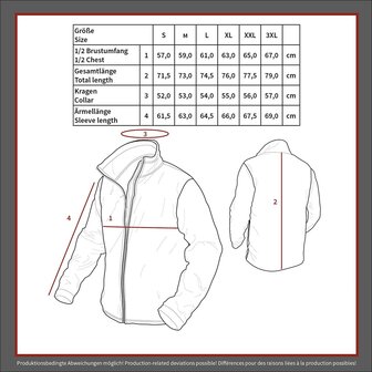 MFH tactical fleece jacket, OD green