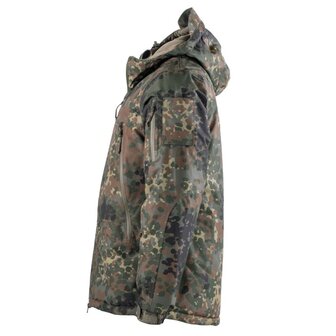 AB veste thermique Softshell MIG 4 ECW niveau 7, coupe-vent et d&eacute;perlante, Flecktarn