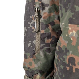 AB veste thermique Softshell MIG 4 ECW niveau 7, coupe-vent et d&eacute;perlante, Flecktarn