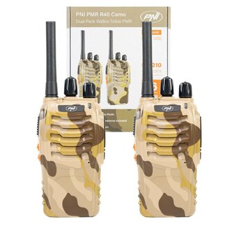 PNI R40 PRO Dual professional walkie-talkie (2 pieces) camo, PMR-446