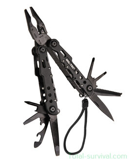 Mil-tec Clamppack Multitool gro&szlig; mit Tasche, schwarz