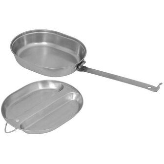 US Gamelle MFH, Inox, 2 pi&egrave;ces