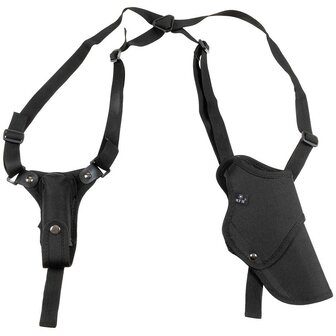 Holster d'&eacute;paule MFH, droite, noir