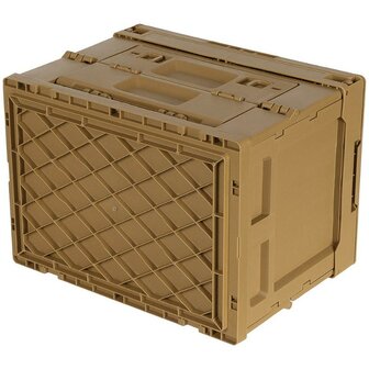 MFH Kunststoff Transportkoffer 20L, faltbar und stapelbar, khaki