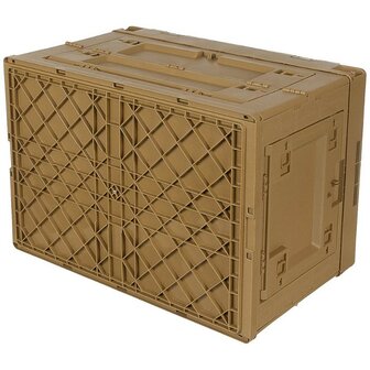 MFH Kunststoff Transportkoffer 60L, faltbar und stapelbar, khaki