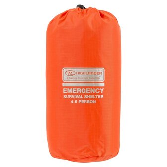 Highlander Notunterkunft, 4-5 Personen, orange