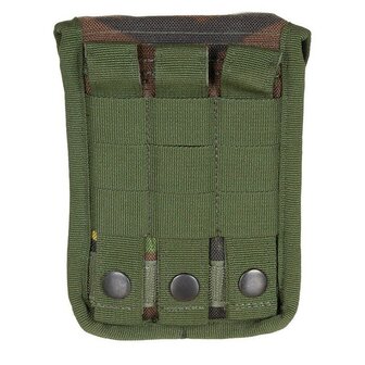 Dutraco sac de terrain pour jumelles LION Molle, Woodland DPM