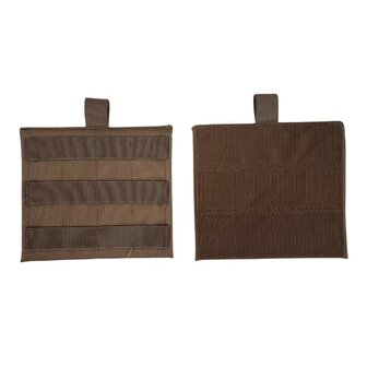 Blackhawk panneau lat&eacute;ral Molle 17 x 15 cm pour gilet porte-plaques, coyote tan