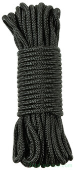 MFH Paracord 5mm zwart, 15 meter lengte