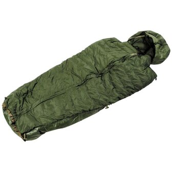 Niederl&auml;ndischer Armee Mumienschlafsack M80 cold weather mitt Daunenf&uuml;llung, oliv gr&uuml;n