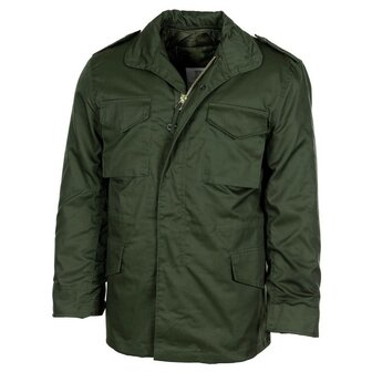 MFH US Feldjacke M65 mit Stepfutter jacke, olivgr&uuml;n