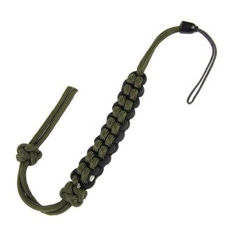 101 Inc knife lanyard kevlar, legergroen