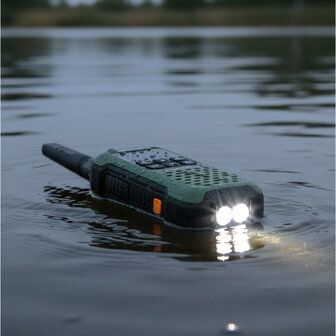 Dynascan F-15 Dual professional outdoor walkie-talkies (2 pieces) green, PMR-446