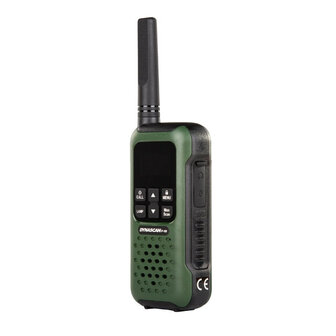 Dynascan F-15 Dual professional outdoor walkie-talkies (2 pieces) green, PMR-446