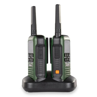 Dynascan F-15 Dual professional outdoor walkie-talkies (2 pieces) green, PMR-446