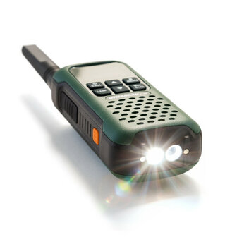 Dynascan F-15 Dual professional outdoor walkie-talkies (2 pieces) green, PMR-446