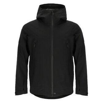 AB veste imperm&eacute;able &agrave; capuche Alpha, respirante, noir