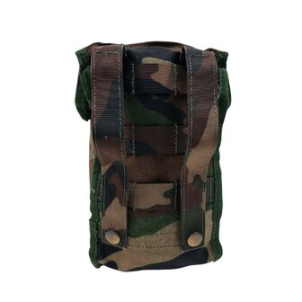Pochette utilitaire modulaire Molle de l'arm&eacute;e n&eacute;erlandaise pour cantines, Forest camo