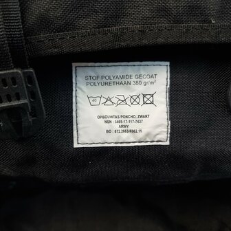 ARWY pochette utilitaire Molle pour poncho, noire