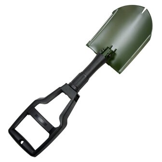 AB pelle pliable US en 3 parties avec couvercle nylon, noir / vert