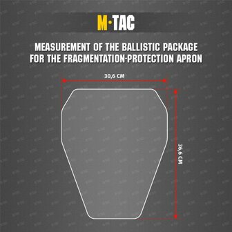 M-Tac Frontschutzsch&uuml;rze f&uuml;r ballistische Einlagen XL, Multicam