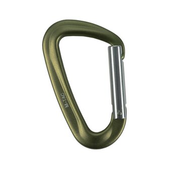 M-Tac mousqueton en aluminium 7.8 &times; 4.5 cm 12kN Type 1, vert olive